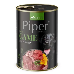 PIPER mit Wild und Kürbis, Dose für Hunde 400g
